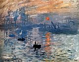 Impression Canvas Paintings - Impression Sunrise